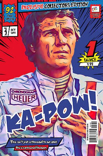 Details about   Michael Delaney Comic Book Covers Art Print Available In 4 Formats Le Mans 