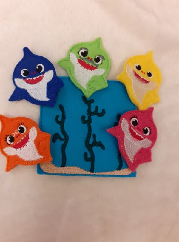 baby shark and family finger puppets - eBUYgumm - Buy & Sell